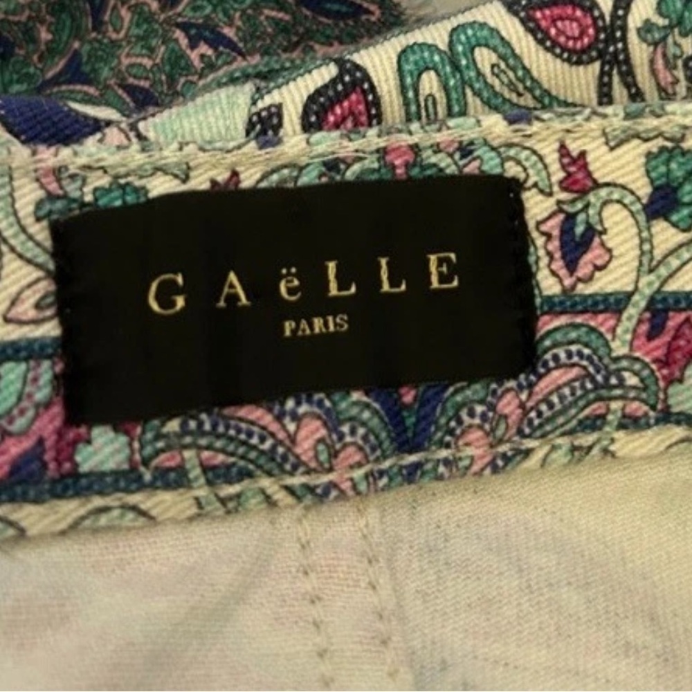 Gaëlle Paris Boho Paisley Patchwork Shorts Women’s Fringe Hem Festival Vibe - Picture 10 of 12